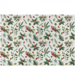 winter greenery placemat